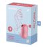 Stimolatore Clitorideo Satisfyer Cotton Candy con Aria Pulsata e Vibrazione - Ricaricabile (Corallo) 