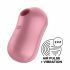 Stimolatore Clitorideo Satisfyer Cotton Candy con Aria Pulsata e Vibrazione - Ricaricabile (Corallo) 