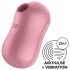 Satisfyer Cotton Candy - vibratore clitorideo a onde d’aria ricaricabile (corallo)