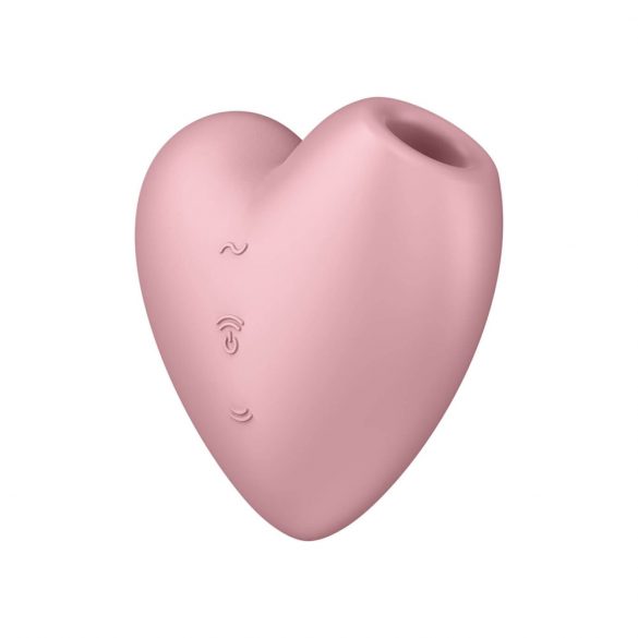 Satisfyer Cuore Carino - Stimolatore Clitorideo a Onde d'Aria Ricaricabile (Rosa) 