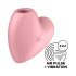 Satisfyer Cutie Heart - vibratore clitorideo a onde d'aria ricaricabile (rosa)