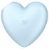 Satisfyer Cutie Heart - Vibratore clitorideo a onde d'aria ricaricabile (blu) 