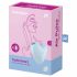 Satisfyer Cutie Heart - Vibratore clitorideo a onde d'aria ricaricabile (blu) 