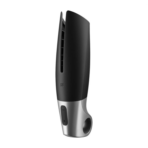 Satisfyer Power - Masturbatore ricaricabile smart (nero-argento) 