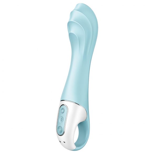 Satisfyer Air Pump Vibrator 5 - vibratore intelligente gonfiabile (blu)