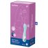 Satisfyer Air Pump Vibrator 5 - vibratore intelligente gonfiabile (blu)