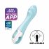 Vibratore Satisfyer con Pompa d'Aria 5 - vibratore ricaricabile e intelligente (blu) 