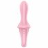 Satisfyer Air Pump Booty 5 - vibratore anale ricaricabile e gonfiabile intelligente (rosa) 