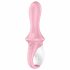 Satisfyer Air Pump Booty 5 - vibratore anale ricaricabile e gonfiabile intelligente (rosa) 