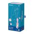 Satisfyer Air Pump Booty 5 - vibratore anale ricaricabile e gonfiabile intelligente (rosa) 