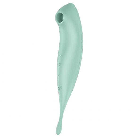 Satisfyer Twirling Pro - vibratore intelligente 2 in 1 per il clitoride (menta)