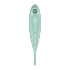   Satisfyer Twirling Pro - vibratore per clitoride ricaricabile e intelligente 2in1 (menta)