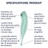 Satisfyer Twirling Pro - vibratore intelligente 2 in 1 per il clitoride (menta)