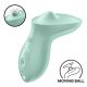 Satisfyer Exciterrr - Vibratore clitorideo rotante con perline (verde) 