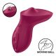 Satisfyer Exciterrr - Vibratore clitorideo rotante con perline (rosso) 