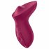 Satisfyer Exciterrr - Vibratore clitorideo rotante con perline (rosso) 