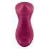 Satisfyer Exciterrr - Vibratore clitorideo rotante con perline (rosso) 