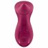 Satisfyer Exciterrr - Vibratore clitorideo rotante con perline (rosso) 