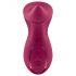 Satisfyer Exciterrr - vibratore clitorideo rotante con perline (rosso)