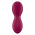 Satisfyer Exciterrr - Vibratore clitorideo rotante con perline (rosso) 