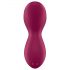 Satisfyer Exciterrr - vibratore clitorideo rotante con perline (rosso)