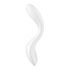 Vibratore per Punto G ricaricabile Satisfyer Rrrolling con funzione di sfere mobili (bianco) 