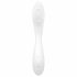 Vibratore per Punto G ricaricabile Satisfyer Rrrolling con funzione di sfere mobili (bianco) 