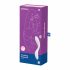 Vibratore per Punto G ricaricabile Satisfyer Rrrolling con funzione di sfere mobili (bianco) 