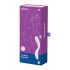 Satisfyer Rrrolling - vibratore a punto G con sfere mobili ricaricabile (bianco)