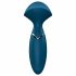 Satisfyer Mini Wand-er - Massaggiatore Vibrante Ricaricabile Impermeabile (Blu) 