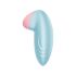 Vibratore per clitoride ricaricabile Satisfyer Tropical Tip in forma di pappagallo tropicale (blu) 