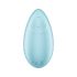 Vibratore per clitoride ricaricabile Satisfyer Tropical Tip in forma di pappagallo tropicale (blu) 