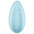 Vibratore per clitoride ricaricabile Satisfyer Tropical Tip in forma di pappagallo tropicale (blu) 