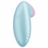 Vibratore per clitoride ricaricabile Satisfyer Tropical Tip in forma di pappagallo tropicale (blu) 