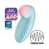 Vibratore per clitoride ricaricabile Satisfyer Tropical Tip in forma di pappagallo tropicale (blu) 