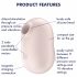 Satisfyer Pro Da Portare 2 - Vibratore Clitoride con Stimolazione ad Onde d'Aria Ricaricabile (Beige) 