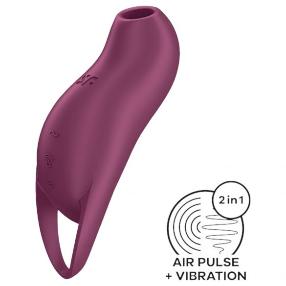 Satisfyer Pocket Pro 1 - Stimolatore Clitorideo Ricaricabile con Tecnologia ad Onde d'Aria (Viola) 