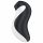 Stimolatore per Clitoride Orca Satisfyer a Impulsi d'Aria Impermeabile (Bianco-Nero) 