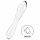 Satisfyer Dazzling Crystal 1 - Dildo in vetro a doppia estremità (trasparente)