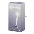 Satisfyer Sparkling Crystal - dildo in vetro scanalato (trasparente)