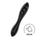 Satisfyer Dazzling Crystal 1 - Double-ended Glass Dildo (Black) 