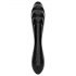 Satisfyer Dazzling Crystal 1 - Dildo in vetro a doppia estremità (nero)