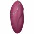 Satisfyer Tap & Climax 1 - 2in1 vibratore e stimolatore del clitoride (rosso)