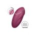 Satisfyer Tap & Climax 1 - Vibratore e Stimolatore Clitorideo 2in1 (rosso) 