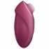 Satisfyer Tap & Climax 1 - 2in1 vibratore e stimolatore del clitoride (rosso)