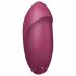 Satisfyer Tap & Climax 1 - 2in1 vibratore e stimolatore del clitoride (rosso)