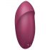 Satisfyer Tap & Climax 1 - Vibratore e stimolatore clitorideo 2 in 1 (rosso)