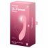 Satisfyer G-Force - Vibratore Ricaricabile e Impermeabile per Stimolazione del Punto G (Rosa) 