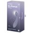 Satisfyer G-Force - vibratore G-spot ricaricabile e impermeabile (viola)