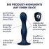 Satisfyer Double Ball-R - dildo pesato (blu scuro)